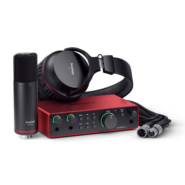Focusrite SCARLETT 2I2 3rd Gen 192KHz USB Audio Recording Interface and XLR  Cables - Rockville Audio