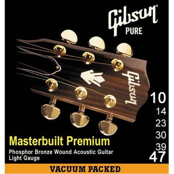 Gibson Masterbuilt SAG MB10 Phosphor Bronze Acoustic Guitar Strings