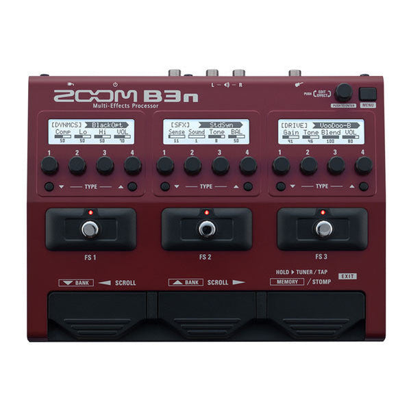 Buy ZOOM B3n Multi-Effects Guitar Processor for Bass Online | Bajaao