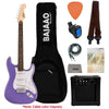 Fender Squier Sonic Stratocaster Electric Guitar Pro Bundle with Amplifier, Gigbag, Tuner, Strap, Picks, Cable, Polishing Cloth & Ebook