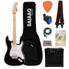 Fender Squier Sonic Stratocaster Electric Guitar Pro Bundle with Amplifier, Gigbag, Tuner, Strap, Picks, Cable, Polishing Cloth & Ebook