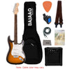 Fender Squier Debut Stratocaster Electric Guitar with Amplifier, Gigbag, Tuner, Strap, Picks, Cable, Polishing Cloth & Ebook