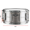 Pearl Sensitone Heritage Alloy Aluminum Snare Drum