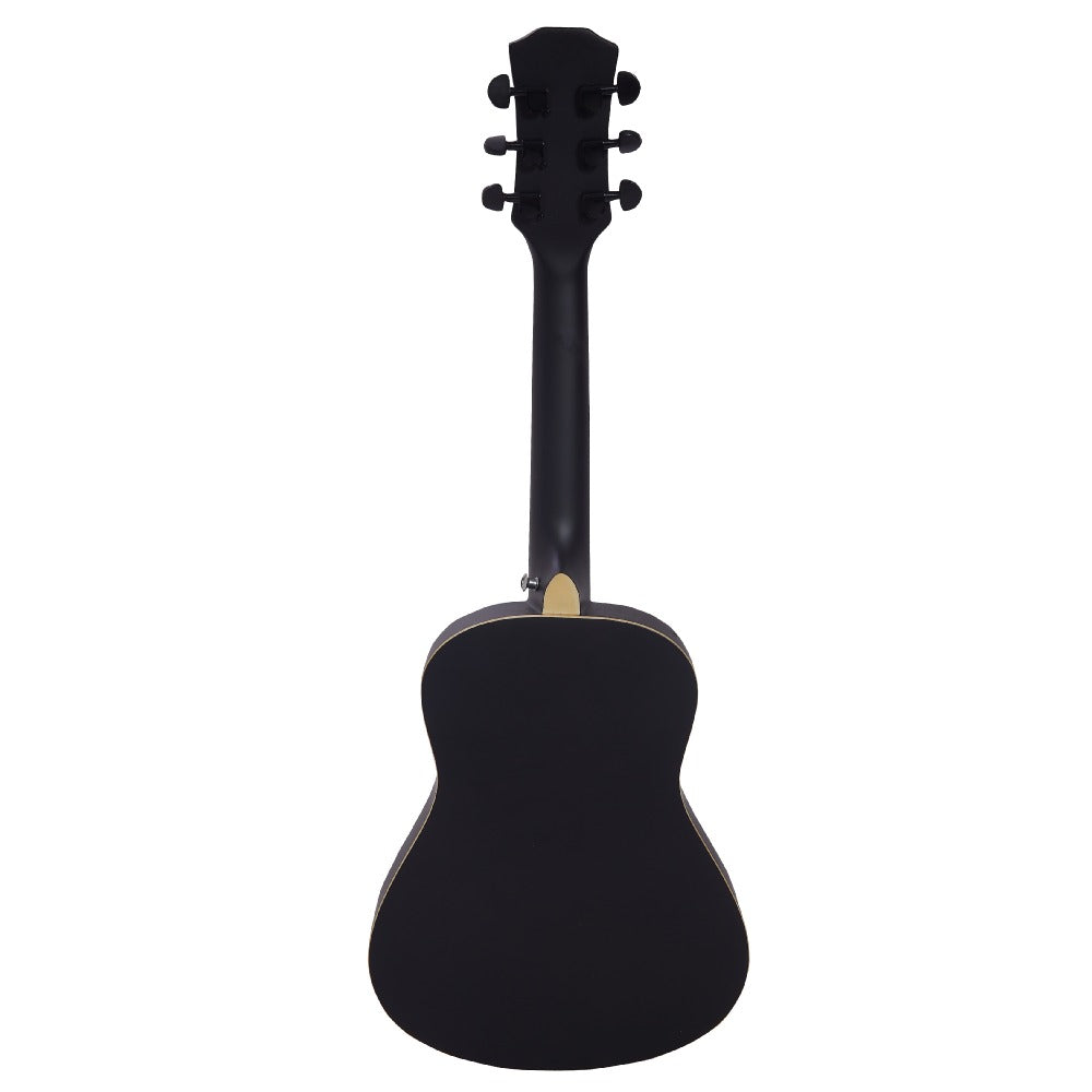 Vault Junior 30 Inch Acoustic Guitar for Kids with Truss Rod, Gig-Bag, Strings, Straps, Picks, String Winder, Polishing Cloth & E-Book - Natural Gloss