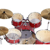 Vault Groover 22" 5-Piece Acoustic Drum Kit with Hardware, Cymbals & Throne