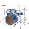 Vault Groover Plus 5-Piece Acoustic Drum Kit with Hardware, Cymbals & Throne