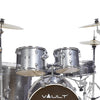 Vault Groover Plus 5-Piece Acoustic Drum Kit with Hardware, Cymbals & Throne