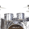 Vault Groover Plus 5-Piece Acoustic Drum Kit with Hardware, Cymbals & Throne