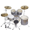 Vault Groover Plus 5-Piece Acoustic Drum Kit with Hardware, Cymbals & Throne