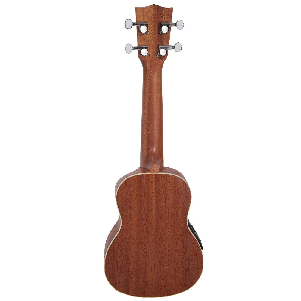 Vault UK-1000SC 21-Inch Solid Spruce Top Premium Semi Cutaway Soprano Ukulele