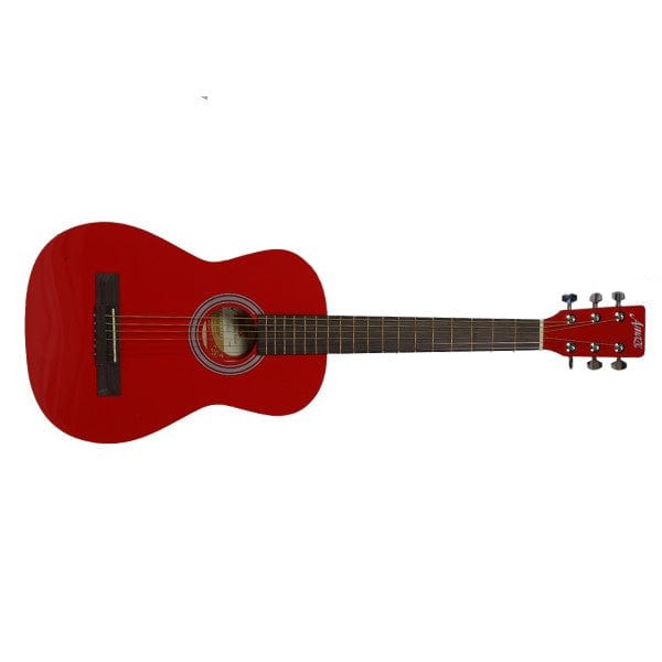 Buy Amaze AW34-101 Acoustic Guitar - Red Online | Bajaao