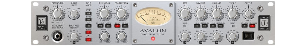 UAD Avalon VT-737 Tube Channel Strip Plugin