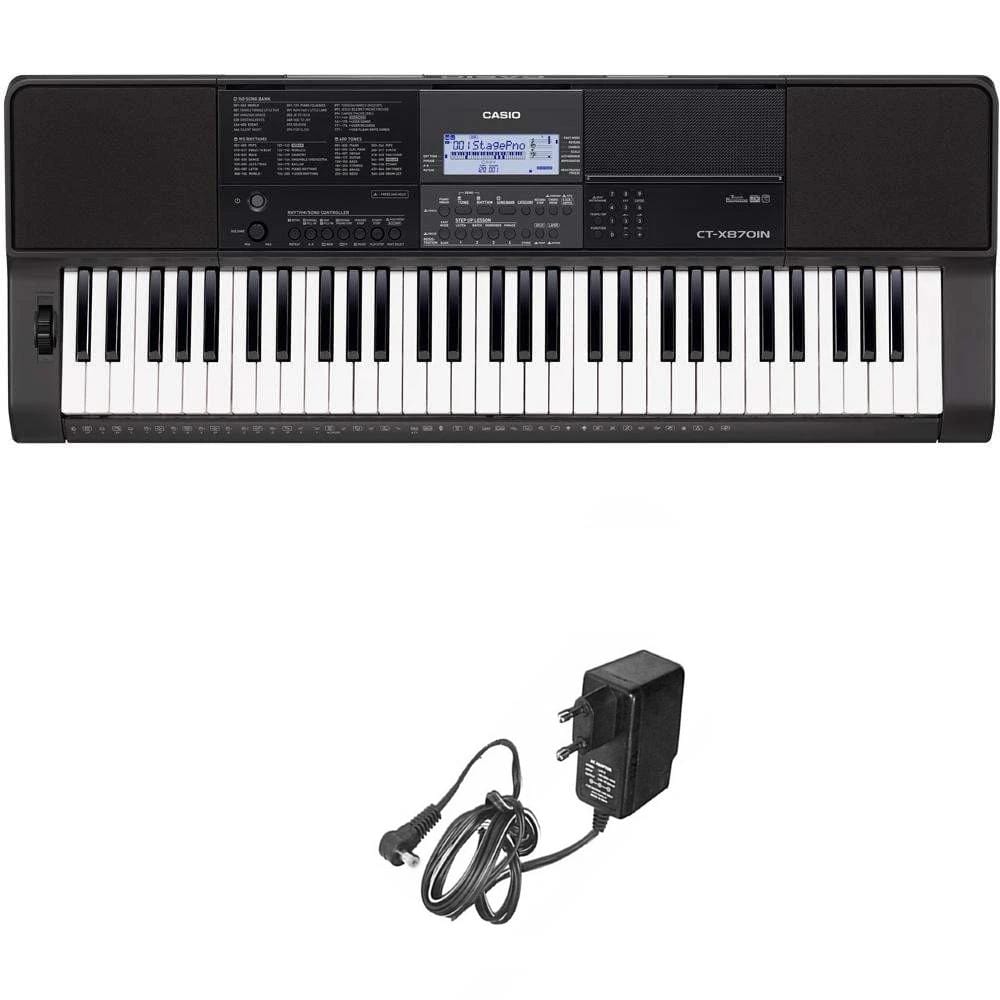 Casio Portable Keyboards Casio CT-X870IN 61-Key Portable Keyboard With Adapter - Open Box