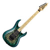 Cort Electric Guitars Green Burst Cort X11QM Quilted Maple Electric Guitar