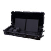 Crossrock Keyboard Cases Crossrock CRA961PE 61 Injection Molded Note Keyboard Flight Case with Wheel