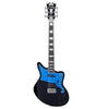 D'Angelico Electric Guitars Black With Blue Pearl Pickguard D'Angelico DAPBED Premier Bedford Electric Guitar