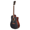 D'Angelico Electro Acoustic Guitars Matte Black D'Angelico Premier Bowery CS Electro Acoustic Guitar