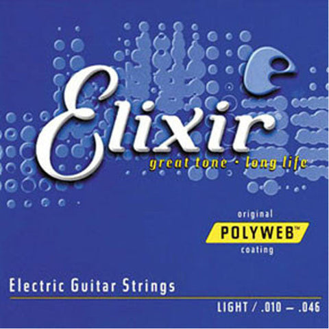 Buy Elixir 12050 Polyweb Light 10 - 46 Electric Guitar Strings Online