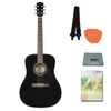 Fender Acoustic Guitars Black / Pack Fender CD-60S Dreadnought Acoustic Guitar