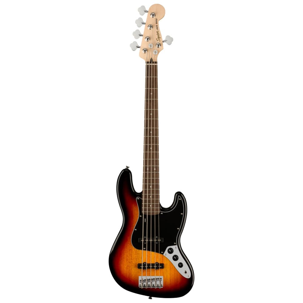 Fender Bass Guitars 3-Color Sunburst / Indian Laurel Fender Squier Affinity Series Jazz Bass V 5-String Bass Guitar