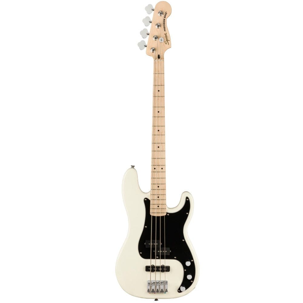 Fender Bass Guitars Olympic White / Maple Fender Squier Affinity Series Precision Bass PJ 4-String Bass Guitar