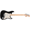 Fender Electric Guitars Black Metallic Fender Squier Standard Stratocaster Maple Electric Guitar