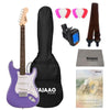 Fender Electric Guitars Bundles Fender Squier Sonic Stratocaster Electric Guitar Bundle With Gigbag, Polishing Cloth, Picks, Strap, Tuner & Ebook