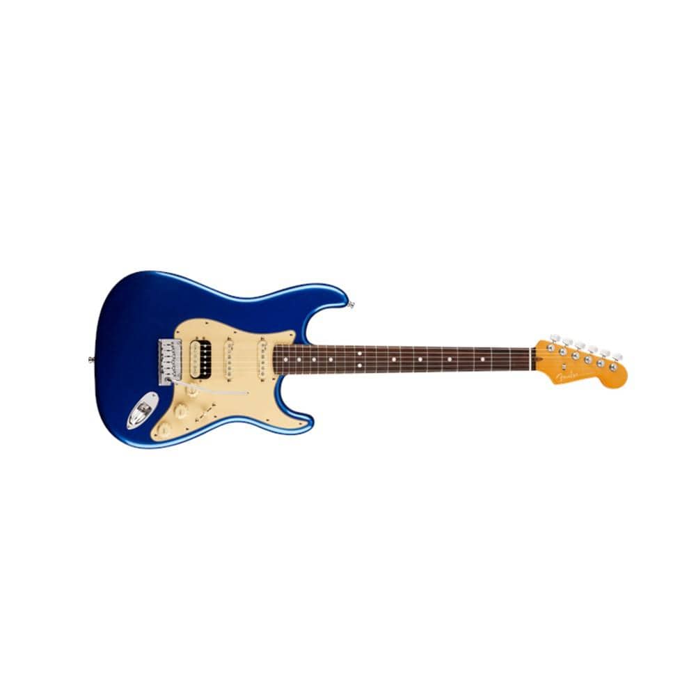 Fender American Ultra Stratocaster HSS Rosewood Electric Guitar - Cobra Blue