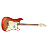 Fender Electric Guitars Sunset Metallic Fender American Deluxe Stratocaster SSS Electric Guitar - Rosewood