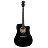 Fender Electro Acoustic Guitars Black Fender Squier SA-105CE Cutaway Electro Acoustic Guitar