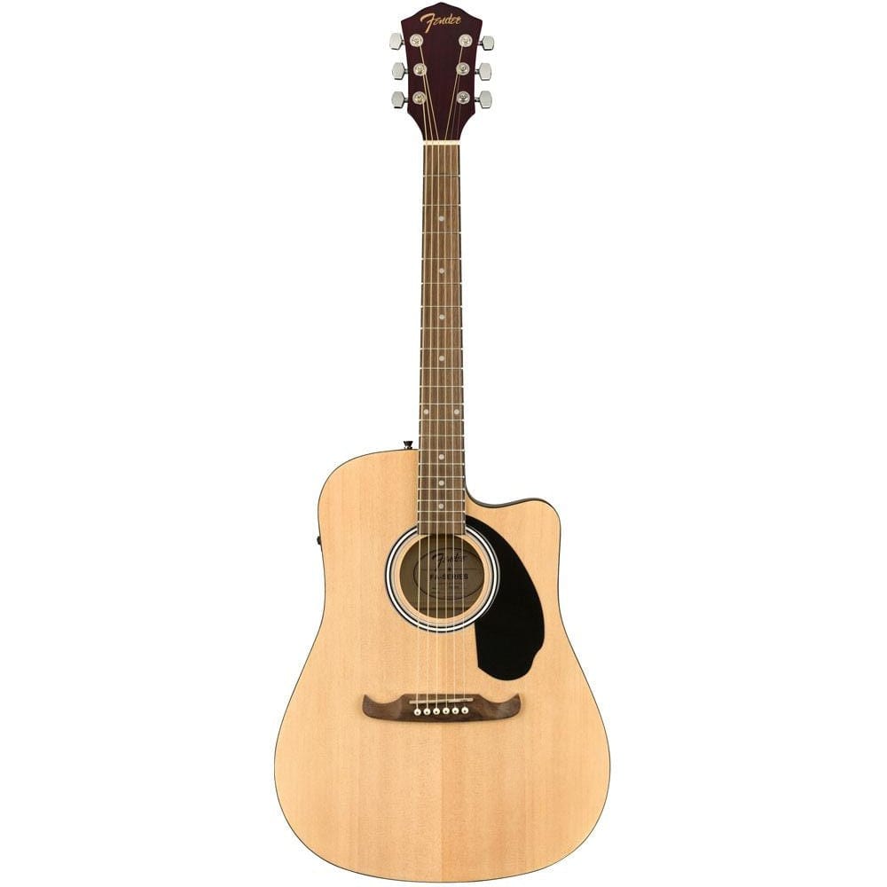 Fender Electro Acoustic Guitars Natural / SINGLE Fender FA-125CE Dreadnought Cutaway Electro Acoustic Guitar