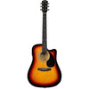 Fender Electro Acoustic Guitars Sunburst Fender Squier SA-105CE Cutaway Electro Acoustic Guitar