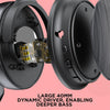 FLiX Over-Ear Wireless Headphones Black FLiX (Beetel) X1 BT 5.0 Over Ear Wireless Headphone - Black