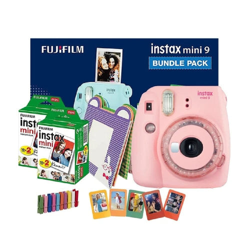 Buy Fujifilm Instax Mini 9 Bundle Pack with 40 Film Shot Camera Online | Bajaao