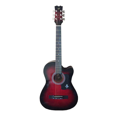 3/4 Size Caraya Ei38RD TC Electric Guitar,Short Scale,Red+Free  Bag,Strap,Picks
