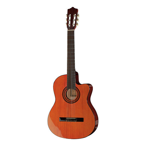 Buy Harley Benton CG300CE Cutaway Classical Guitar - Natural High Gloss ...