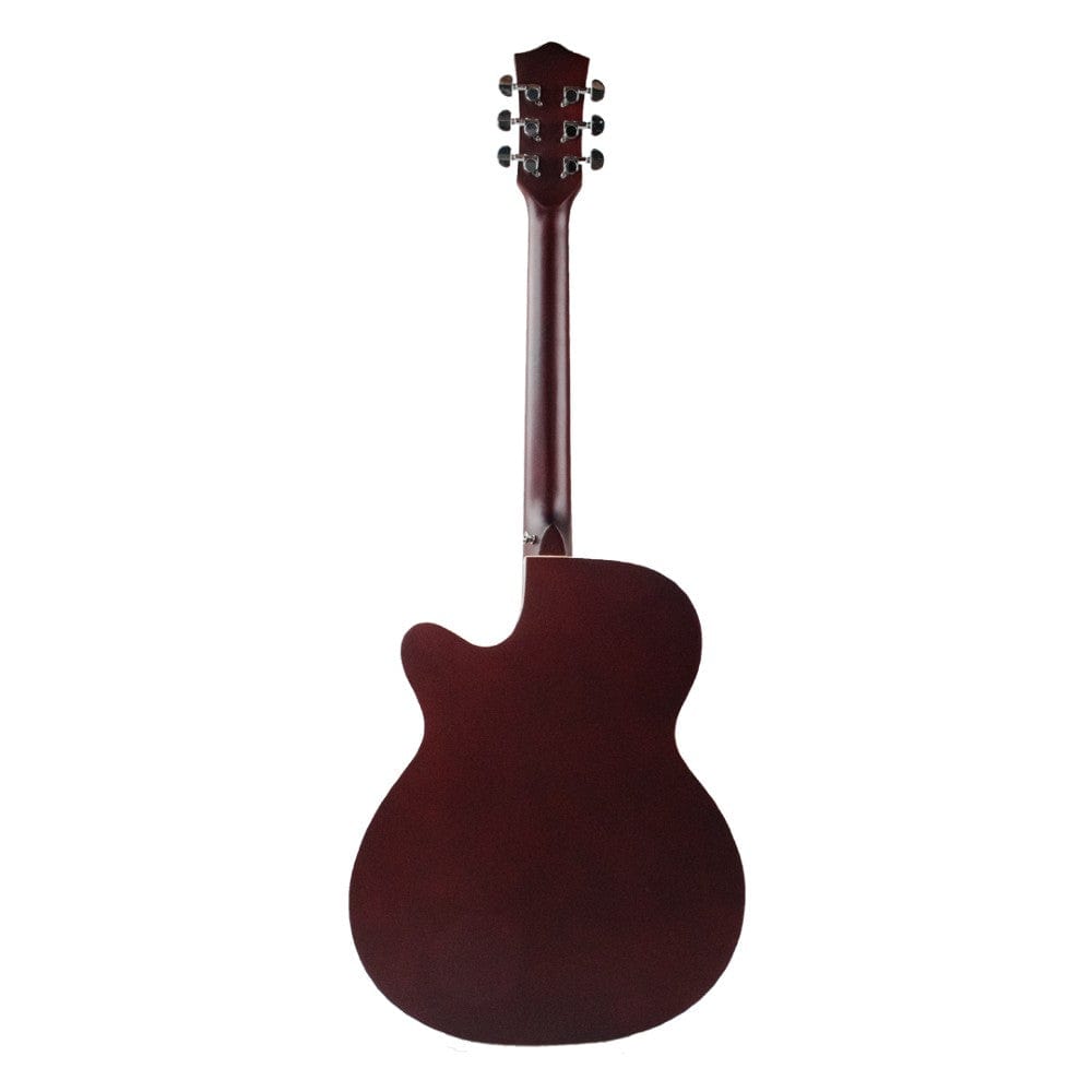 Henrix 40c cutaway 40 inch acoustic guitar unboxing, affordable guitar