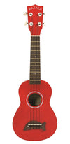 Kala Soprano Ukuleles Red Kala MK-SD Makala Soprano Ukulele