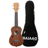 Kala Ukulele Bundles Kala KA-15S-H2 Soprano Ukulele With Bajaao UB-S Gig Bag