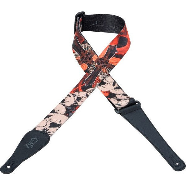 Levy's MPD2 Polyester Guitar Strap - Traditional Tiger - Marshall Music