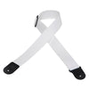 Levy's Guitar Straps White Levy's M8POLY 2 Inch Polypropylene Guitar Strap