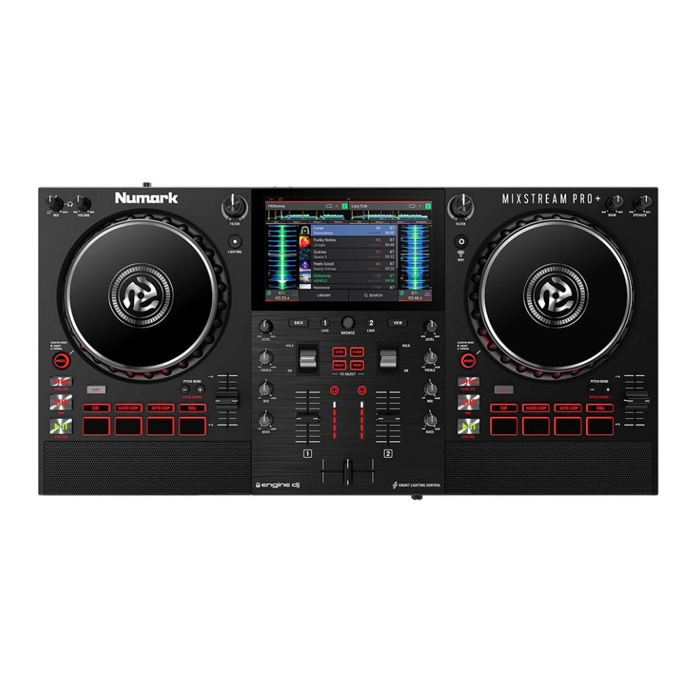 Numark Mixstream Pro + Standalone Streaming DJ Controller Built-In WiFi