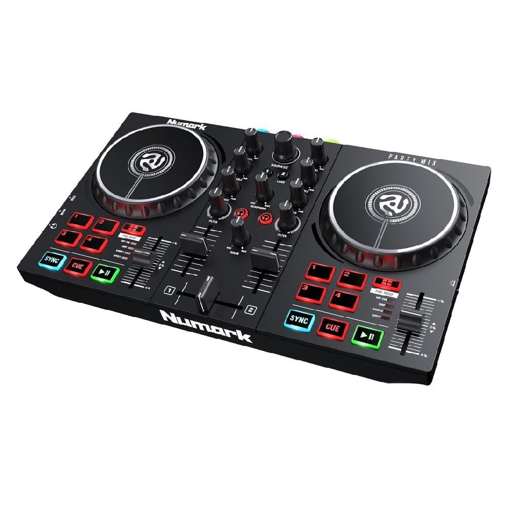Numark Party Mix MkII DJ Controller with Built-In Light Show