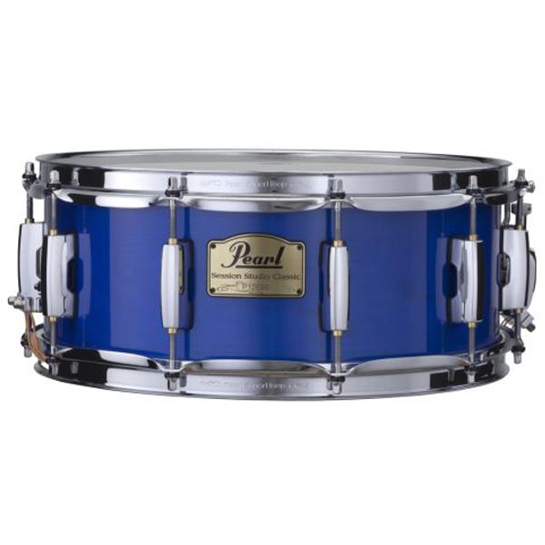 PEARL 14 X 6.5 FFS FREE FLOATING SYSTEM MAPLE SNARE DRUM, SHEER BLUE ( –  Drumazon
