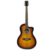 Pluto Electro Acoustic Guitars Sunburst Pluto PA39CE-201 Cutaway Electro Acoustic Guitar