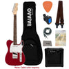 Fender Squier Debut Telecaster Electric Guitar with Amplifier, Gigbag, Tuner, Strap, Picks, Cable, Polishing Cloth & Ebook