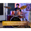 Vault Groover Plus 5-Piece Acoustic Drum Kit with Hardware, Cymbals & Throne