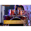 Vault Groover Plus 5-Piece Acoustic Drum Kit with Hardware, Cymbals & Throne