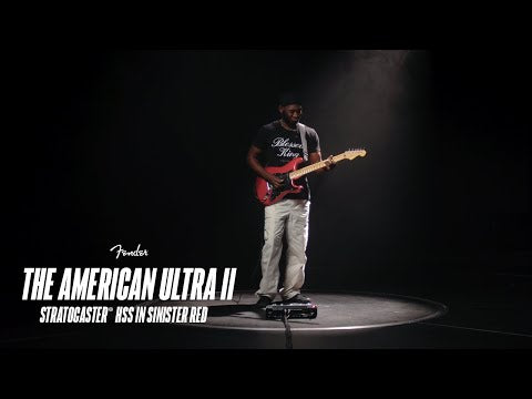 Fender American Ultra Stratocaster HSS 6 String Electric Guitars - Arctic Pearl