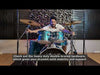 Vault Groover Plus 5-Piece Acoustic Drum Kit with Hardware, Cymbals & Throne